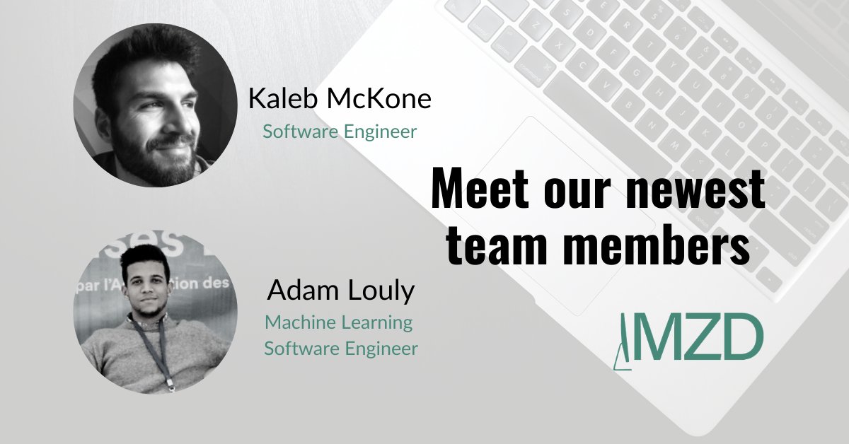 MZDevelopment's tweet photo. Our team at MZD is growing and we are excited to introduce our newest team members Adam Louly and Kaleb McKone.

Adam and Kaleb are joining MZD's talented engineering team focusing on developing solutions that make performance assessment possible.

https://t.co/lJpkuzorWk https://t.co/kUNF7Uezpp