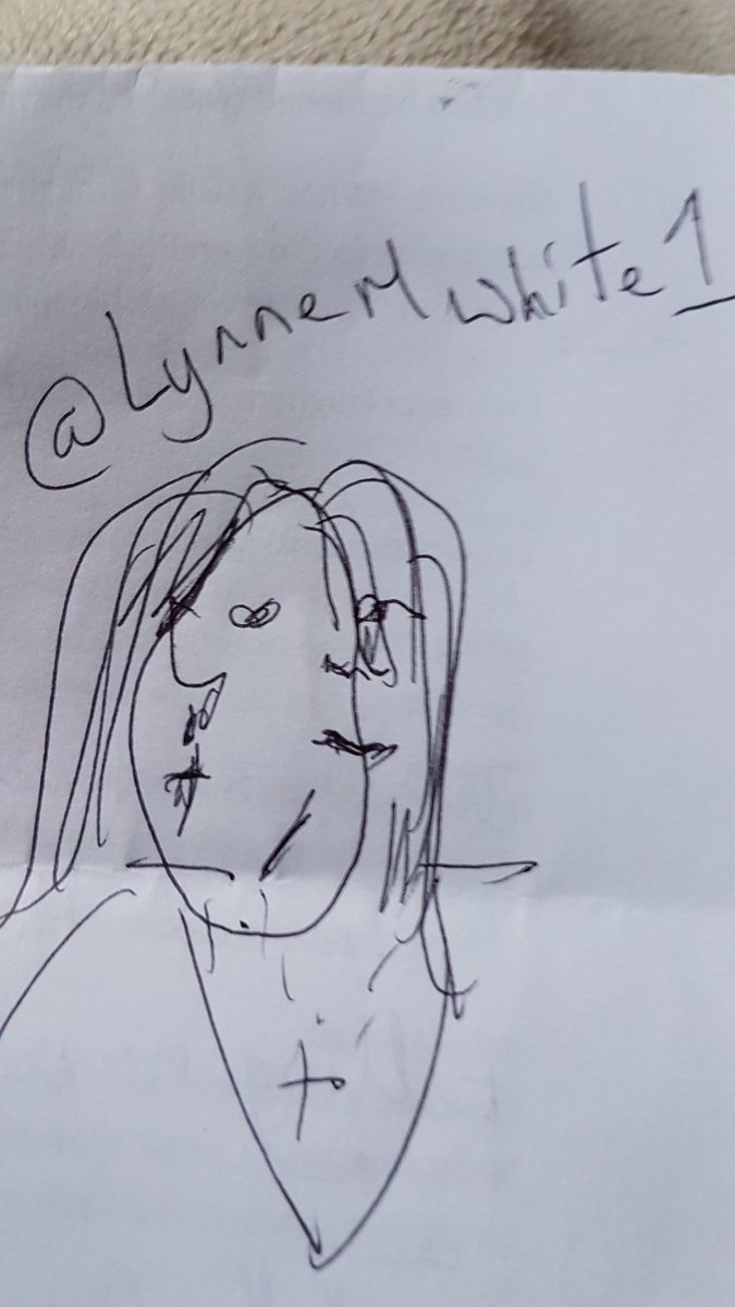 LynneMWhite1's tweet photo. Me. #drawnblind @Maze_Ads @OneMinuteBriefs 2nd attempt. Looks just like me https://t.co/FIBmWiV1sk