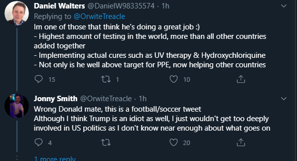 DistantValhalla's tweet photo. Laughing hard right now. The #DonaldOut hashtag is trending in the UK right now, but it's about the owner of the Sunderland Football club, Stewart Donald. A ton of users keep showing up in the replies to the tweets defending Trump. Wrong Donald, lads. https://t.co/hPGZyCs9CQ