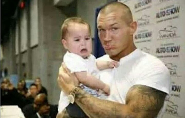 Ahmersince1999's tweet photo. Yeh hy RANDY ka bacchaaa... 
     Ohh sorry!! 
Mera matlb.RANDY ORTAN ka baccha
😂😂😂😂 https://t.co/nhupQ6eGdj