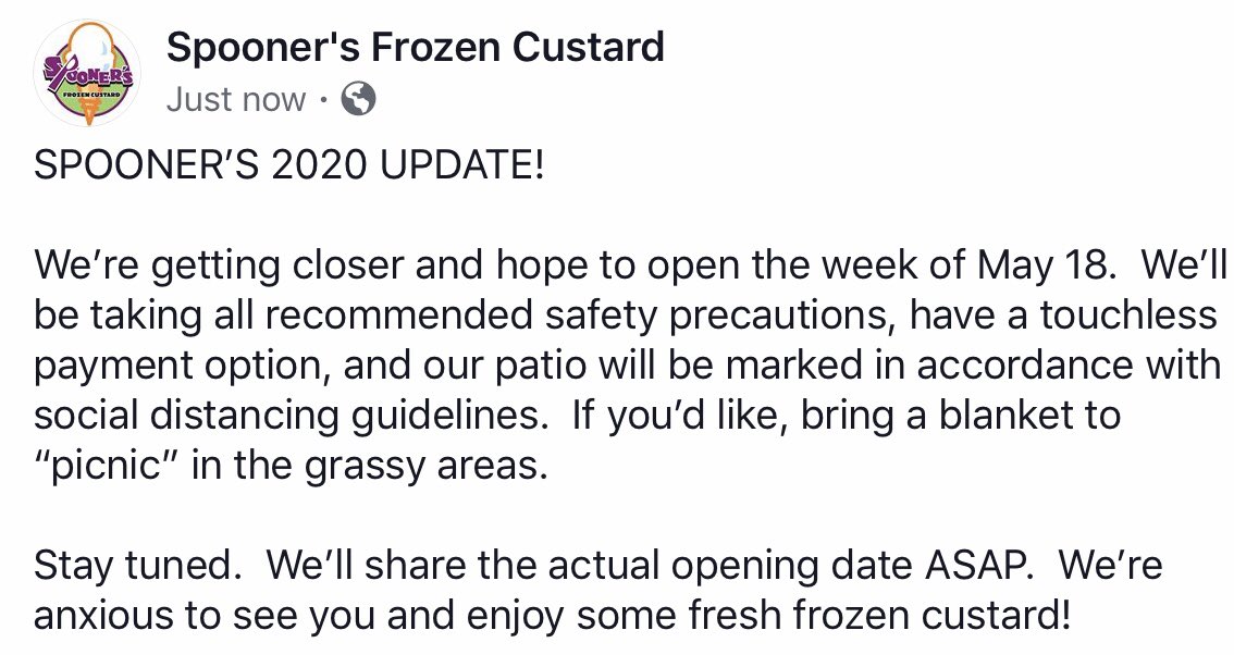Spooner's Frozen Custard (@spoonerseureka) on Twitter photo 