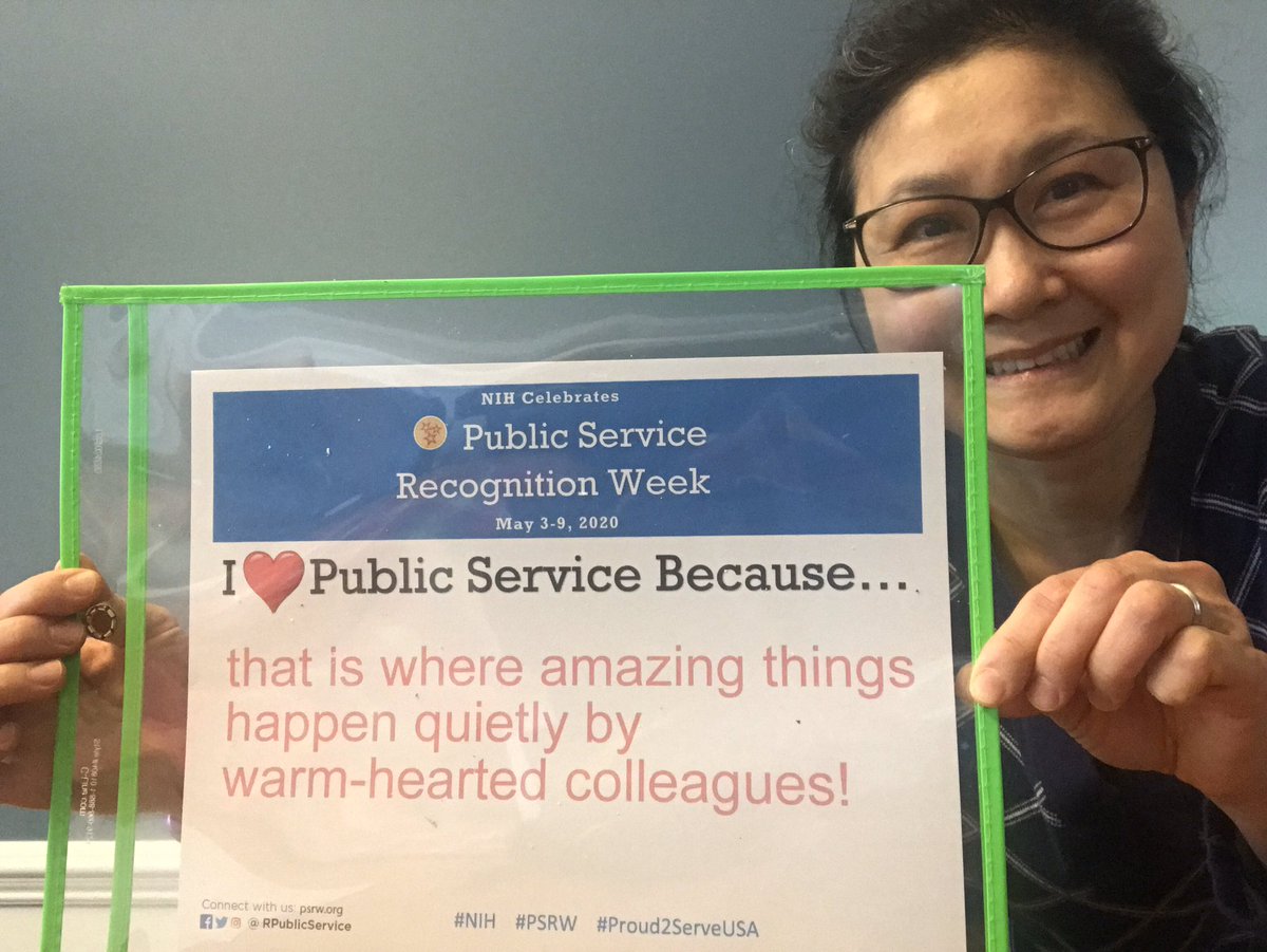 I am grateful for the opportunity to serve at #NIH @NCICCR_VB ; surrounded by not only smart but also very thoughtful minds. Investigators, supporting staffs and the structure here may sound quiet but things are done one at a time & VOILÀ 😉 !!! #PSRW #Proud2ServeUSA