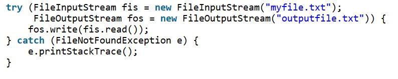 TechGiantTech's tweet image. How to write Try with Resources in Java 7 and higher #Java #Java7 #exceptionhandling #trycatch #techgiantblog
For more details visit wp.me/pbKRlg-3Z