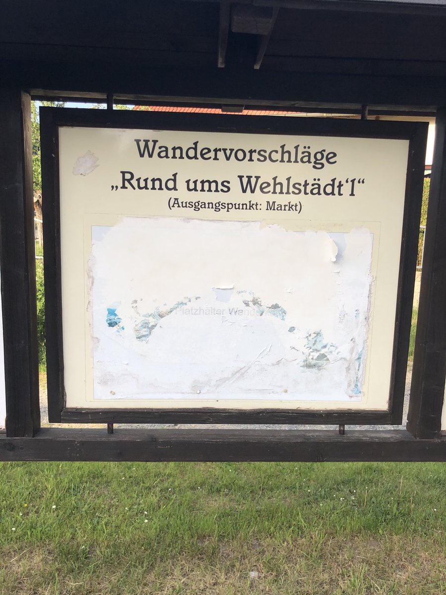 Wir sind heute mal nach Karte gewandert..