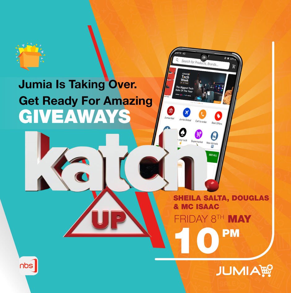 QuagMedia's tweet image. Do tiu think i can get a goodie from
TAKE OVER: @jumiaug and @nbskatchug, and stand a chance to win a 32 inch TV screen.  #JumiaTechWeek #JumiaNBSTakeOver