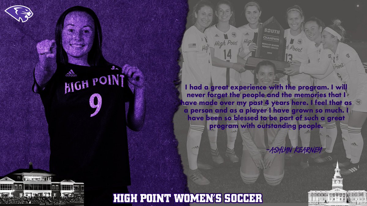 hpu_wsoc's tweet photo. Last, but not least, we head up to PA as we count down our last day until graduation. Take a look at Ashlyn Kearney’s journey &amp; how she felt about her experience at HPU! We will miss you Ash &amp; we are so proud of the person you have become! 💜#GoHPU #EarnEverything #2020graduate🎓 https://t.co/nsCNX2Qc6t