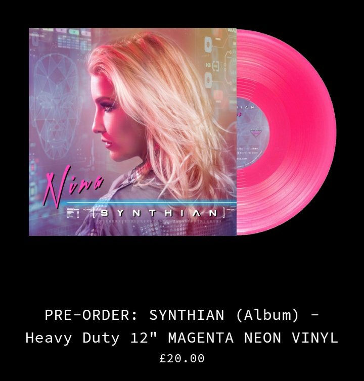 Sokhar29's tweet image. Magnifique vinyle #Synthian et CD de @ninasounduk disponibles sur le store officiel 😍 C&apos;est précommandé et vivement la sortie!
💙💙💙💙💜💜💜💜💜💙💙💙💙