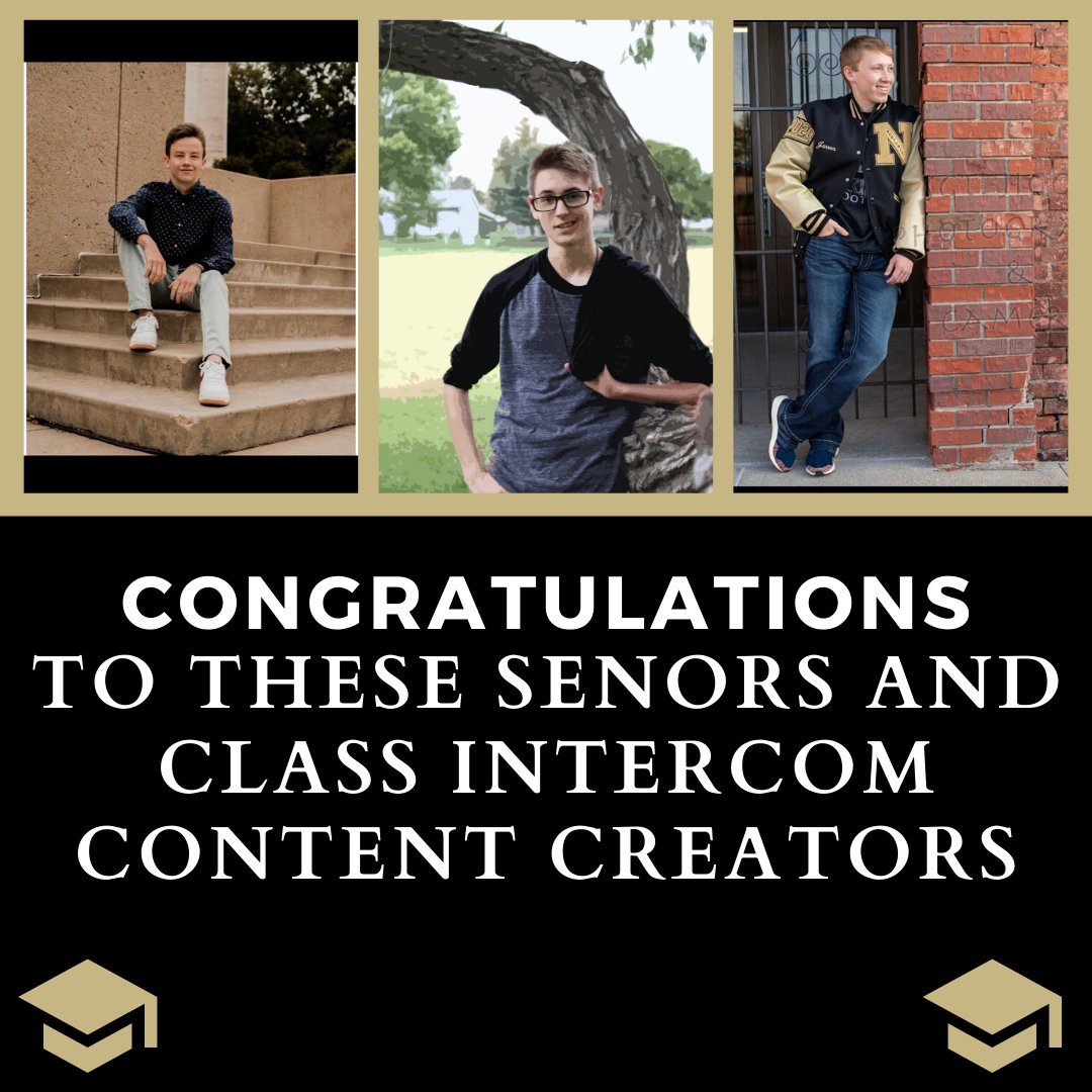 hcallihan's tweet photo. A special shout out to our @classintercom Content Director and Team Leaders as they graduate.  We are always growing and learning and these three have always been up for the challenge!!  #ginwvikings https://t.co/fPv9awg8Gg