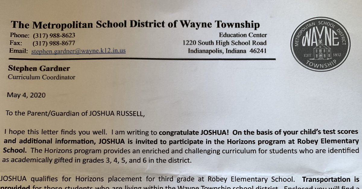 gone_coastal's tweet photo. We are so proud of this #mightymightyrocket for getting into the @RobeyRockets Horizon’s program! He is super excited to be on this path, just like his big sister. I am so happy for my smart boy! #wechoosewayne @WayneTwpSchools https://t.co/b7gyGqKsgR