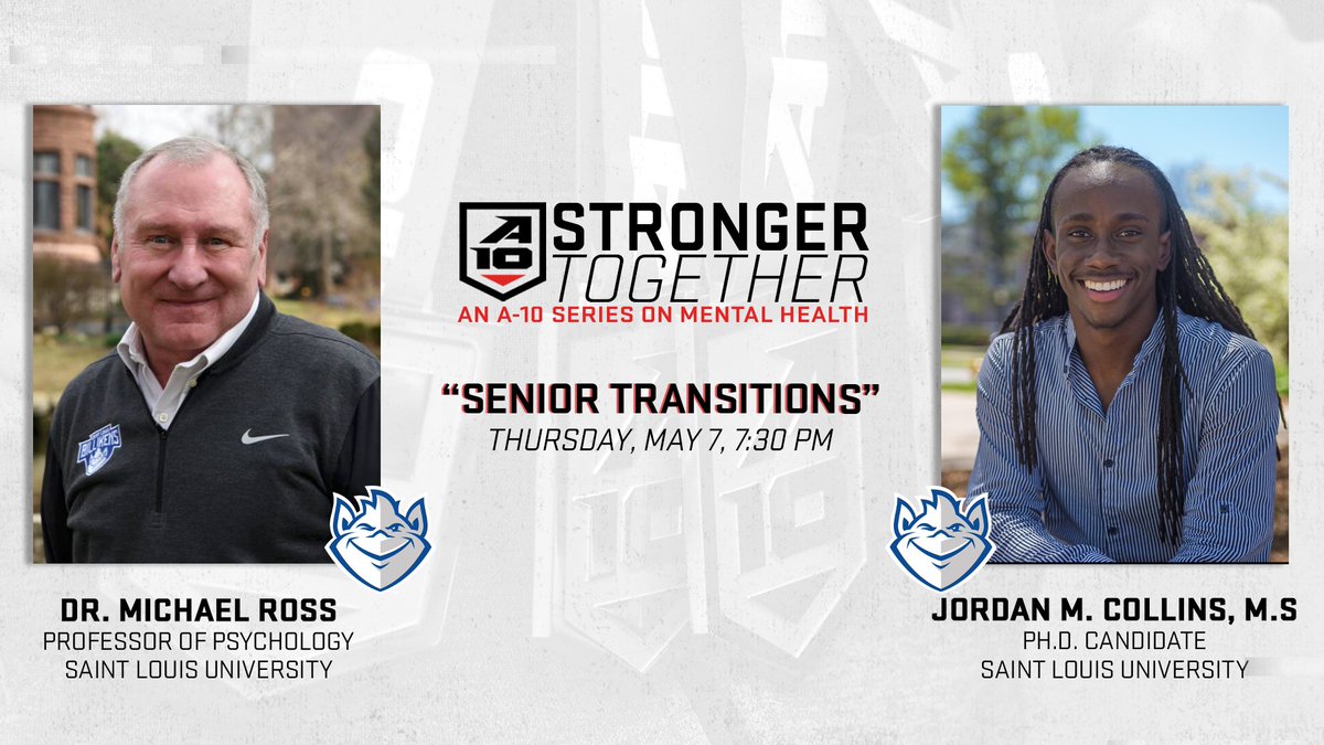 Our second #A10StrongerTogether session featured <a href="/SLU_Billikens/">Billiken Athletics</a>'s Dr. Ross and Jordan Collins, who focused on strategies for senior SAs and their transition into life after college (💻: bit.ly/2WzWDmK)

Archives for all sessions are available at atlantic10.com/strongertogeth…