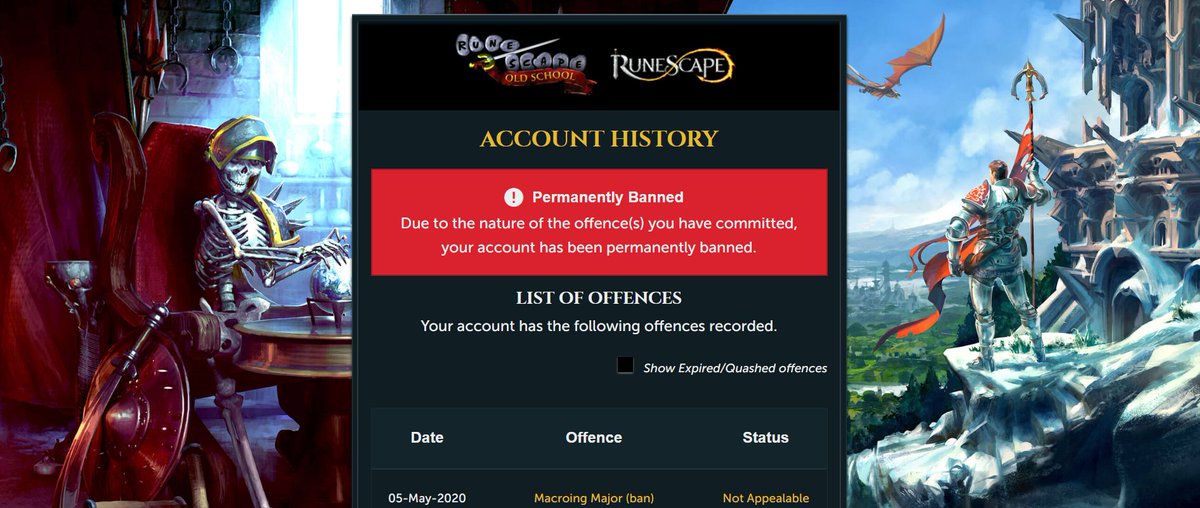 800MilesApart's tweet photo. @JagexWeath Can you please tell me why i was falsely banned? https://t.co/EaxiBHTdp3