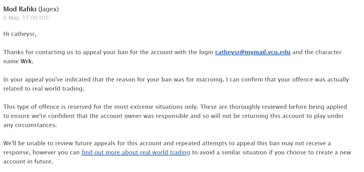 800MilesApart's tweet photo. @JagexWeath Can you please tell me why i was falsely banned? https://t.co/EaxiBHTdp3