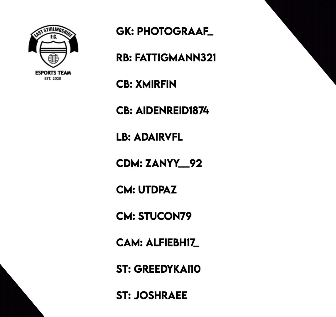 ShireEsports's tweet photo. 📍Your #SFC Team for the Final night of the season facing Flim Flam | @FlimFlamVpg 

@ScotlandVPG @TheShireFC https://t.co/gA1bmxnUS3