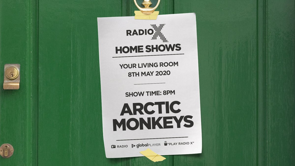 RadioX's tweet photo. Thanks to everyone who joined us tonight for @ArcticMonkeys on #HomeShows! Stay indoors, wash your hands, and we'll do another one of these soon 💚 https://t.co/dhyZyHPhfH