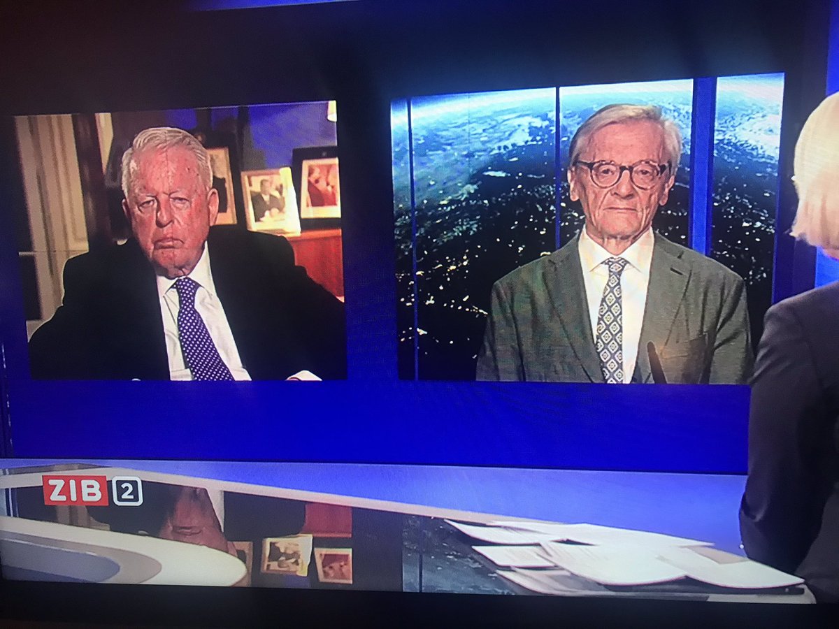 GlueckHeidi's tweet image. Das war heute abend wirklich grosse Geschichtsstunde der elder Statesmen Wolfgang Schüssel und Franz Vranitzky im Doppel-Gespräch bei @lou_lorenz in der #ZiB2 zur Geschichte Österreichs. Unbedingt nachschauen in der #orftvthek #orf
