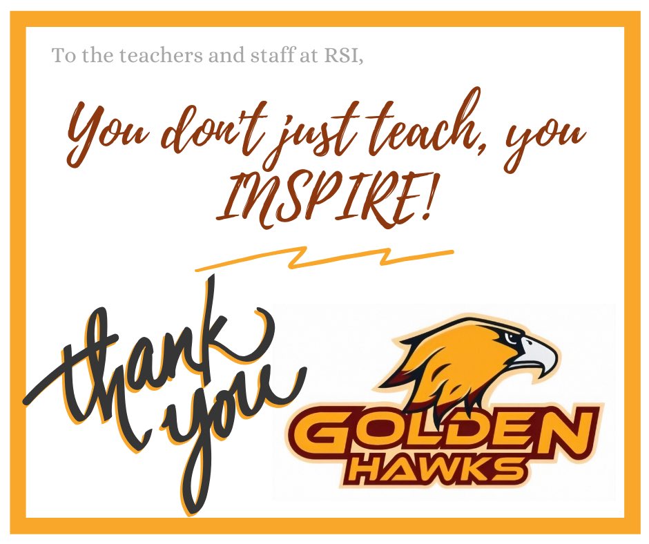 RSI_PTO's tweet image. Thank you to all our wonderful educators at RSI, we appreciate all you do!