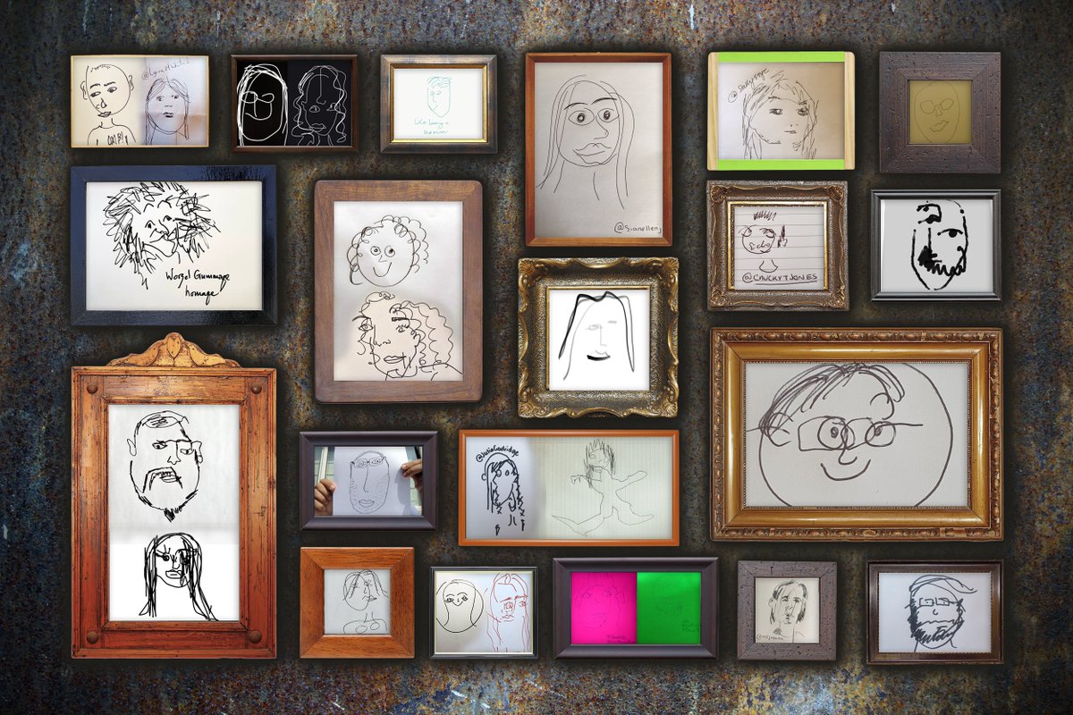 Thanks to everyone for entering their #DrawnBlind self-portraits today!! 

Me and <a href="/Maze_Ads/">Maze Productions</a> have teamed up to put them into a gallery for you. #OMBLES