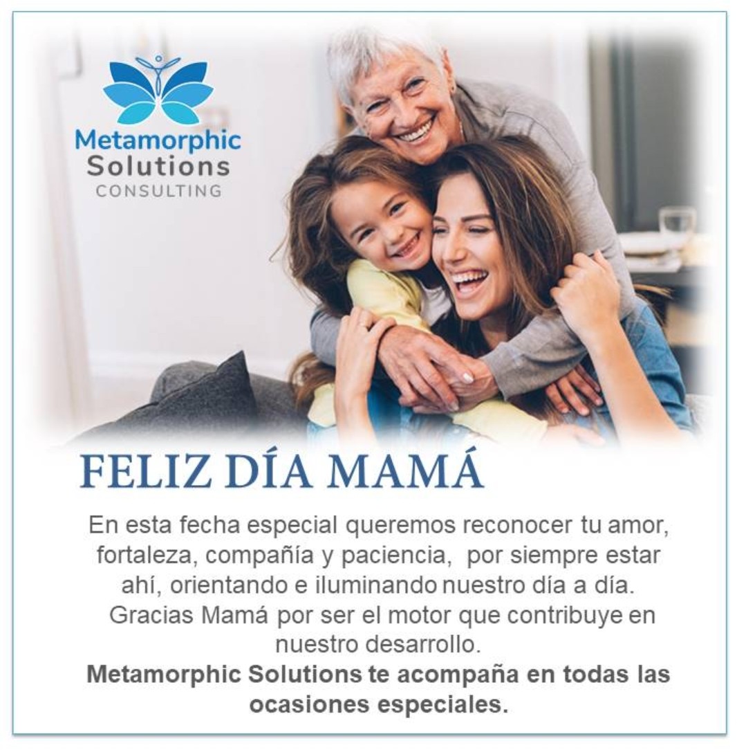 MetamorphicSol's tweet image. Metamorphic Solutions les desea un Feliz Día a todas las Madres, gracias por ser el motor que contribuye en nuestro desarrollo.
#metamorphicsolutions 
#felizdiamamá
#mequedoencasa 
#diamadreencasa
