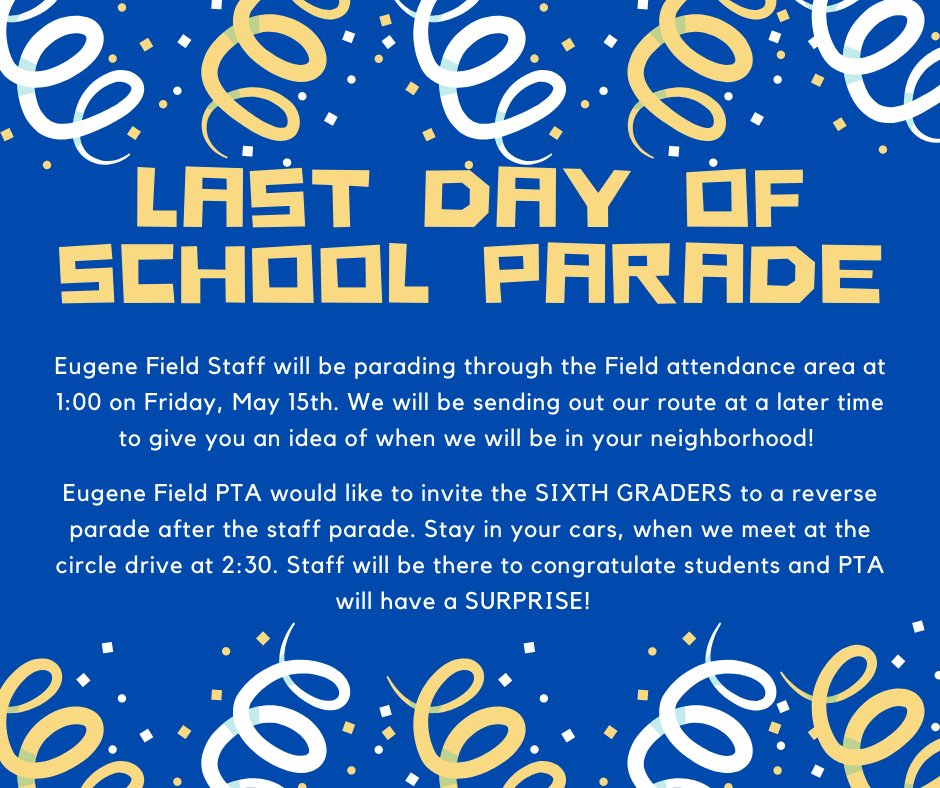 Eugene Field School (@fieldtigers) on Twitter photo 