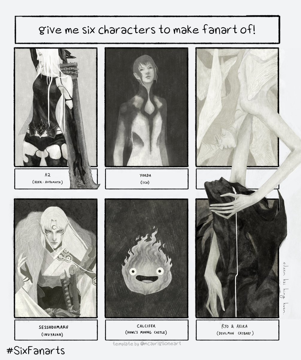 First sheet done! ?? #SixFanarts
Thank you for all the suggestions, I really enjoyed drawing these! Will be trying to continue as there are so many fun suggestions I still want to do ?