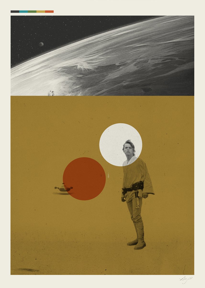 starwars's tweet photo. From Tatooine to Jakku and beyond, the journeys of a Jedi span across the galaxy. Check out this custom art from Concepción Studios, inspired by the #SkywalkerSaga. https://t.co/iSnpioH4Ls