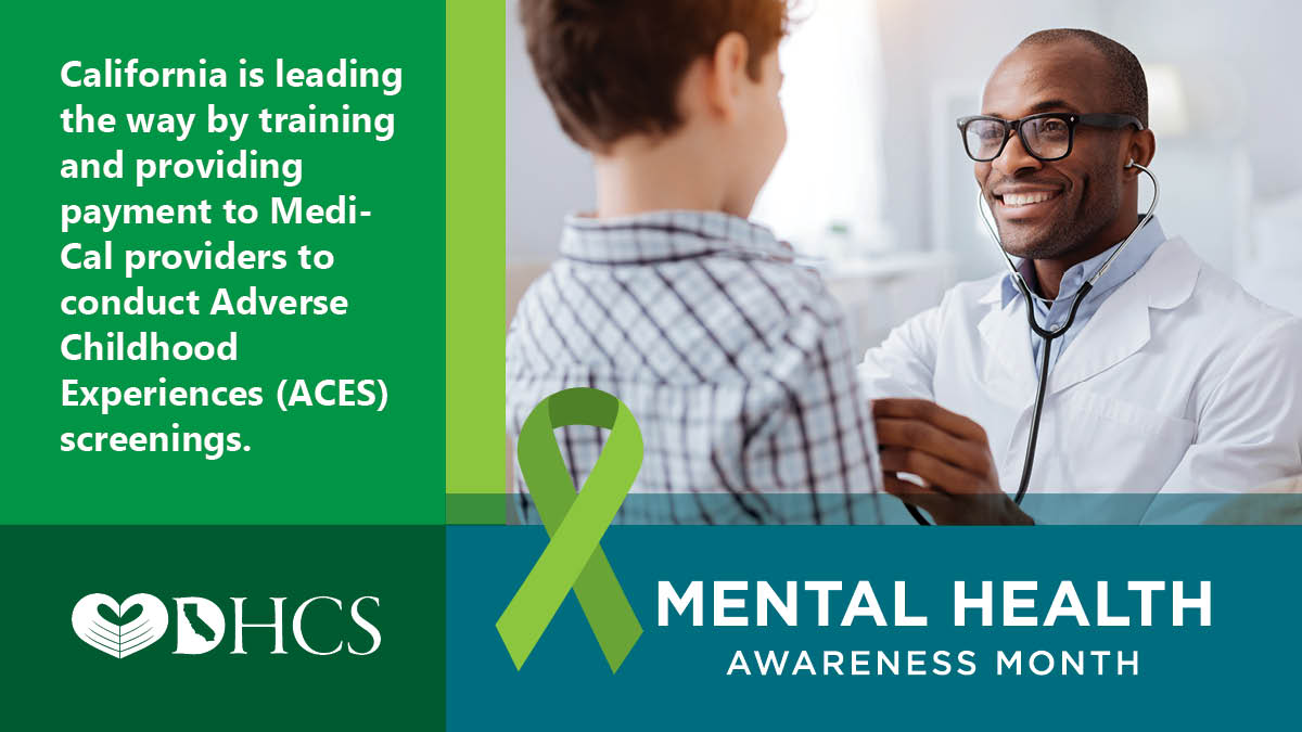 DHCS_CA's tweet photo. The #ACEsAware initiative supports health care providers, their teams, and all those on the front lines of administering care and interventions as California addresses stress and anxiety related to COVID-19. Learn more at:
https://t.co/nZUZmgdVJE
#CaliforniaForAll #DHCSatWork https://t.co/Im1uUTo1IA