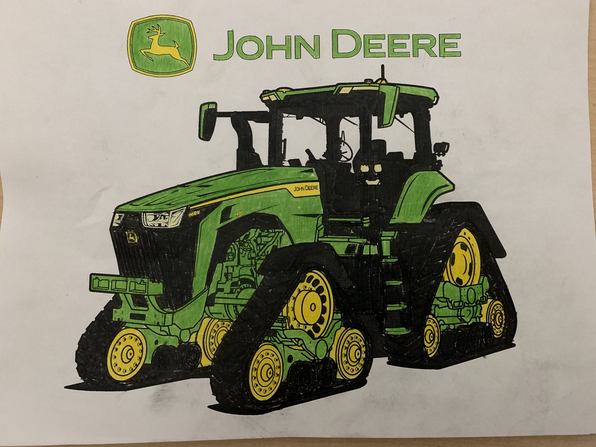 john deer coloring pages