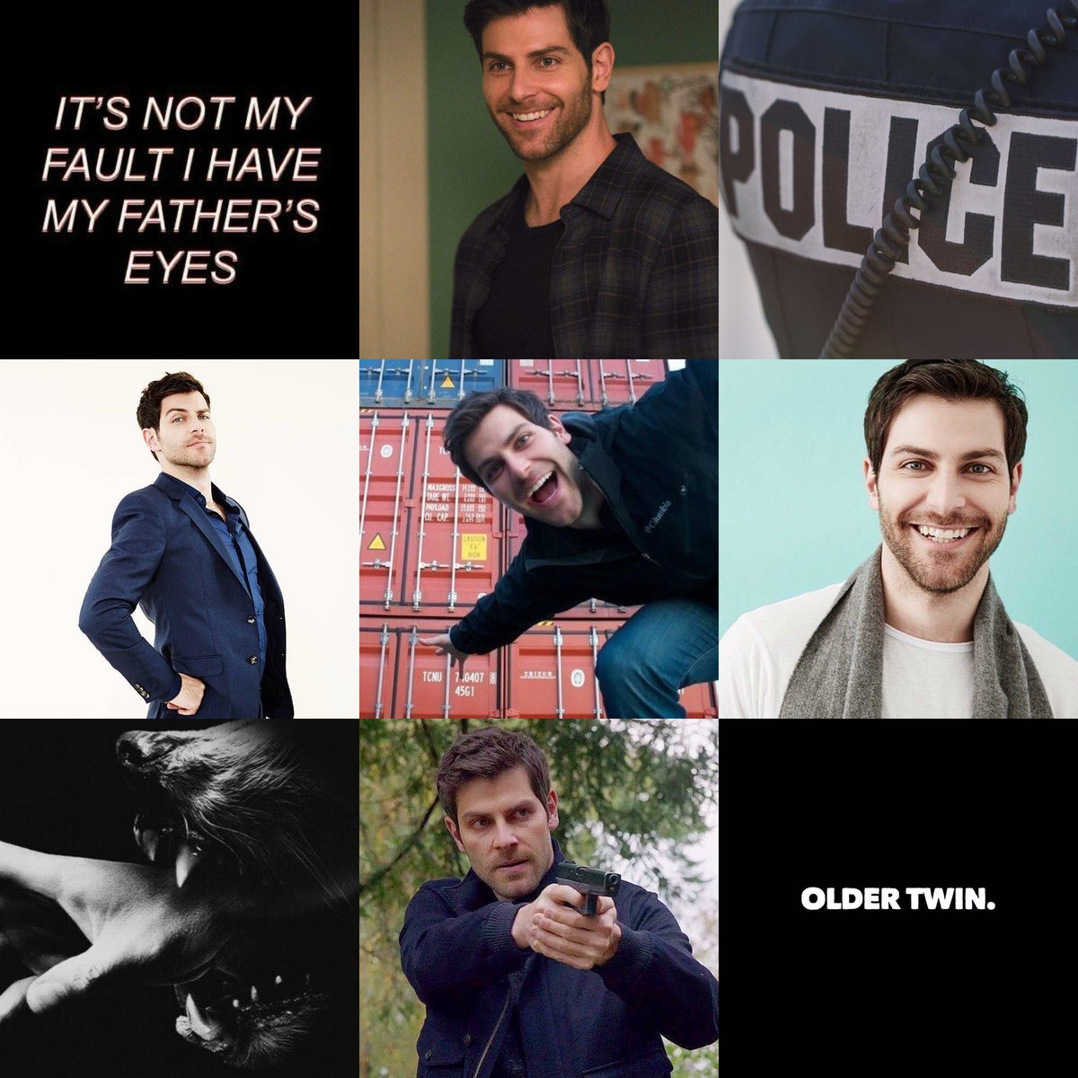 Caleb LaVoie <a href="/WolfAmongVamps/">Caleb LaVoie {Parody}</a> 

Caleb is first born to Skia @GypsySkia and Isaac <a href="/_HybridBlood/">Isaac LaVoie</a> and twin to Celine LaVoie <a href="/DhampPrincess/">Celine LaVoie // parody</a>. Caleb tried his best growing up before he should have, but he still has much to learn. He is a caring man despite the pain he has.