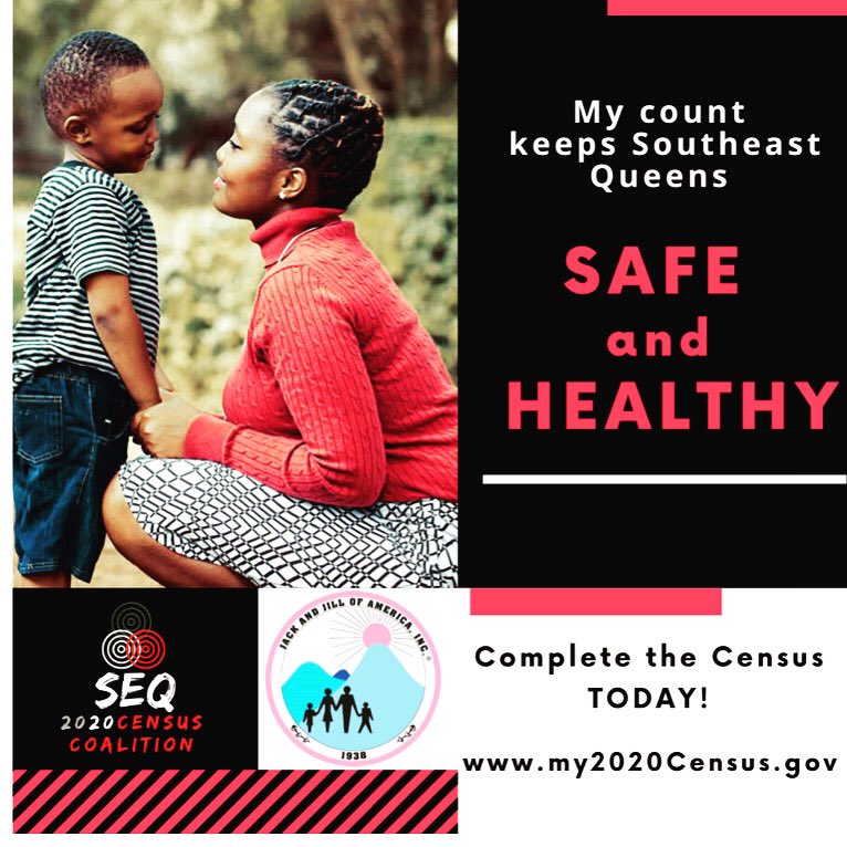 JJOAQueens's tweet photo. It’s in our control to make sure Southeast Queens gets counted. We’ll have to live with the consequences if we don’t get counted for the next 10 years. Visit https://t.co/bVhX0NZVL3 and #GetCounted today. #MyCommunityCounts | #SEQCounts | #2020Census | #GetCountedSEQ https://t.co/oovzYpFHSA