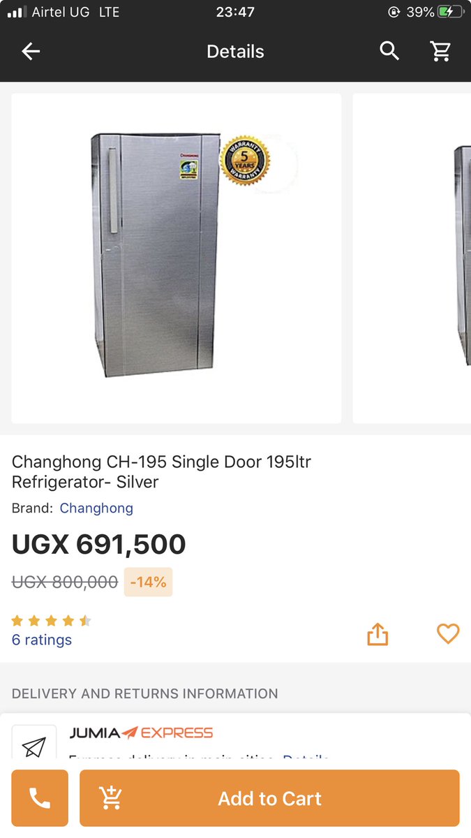 able273's tweet image. #NBSKatchup 
 @JumiaUG 
#JumiaTechWeek #jumiaTakeOver #jumiaNbstakeover 
@mckatsug @DouglasLwangaUg @nbstv @DjRoja 

Hahaha just seen this very brand single door 195ltr I need it @JumiaUG 
#NBSKatchup 💯💯💯🔥🔥🔥🔥