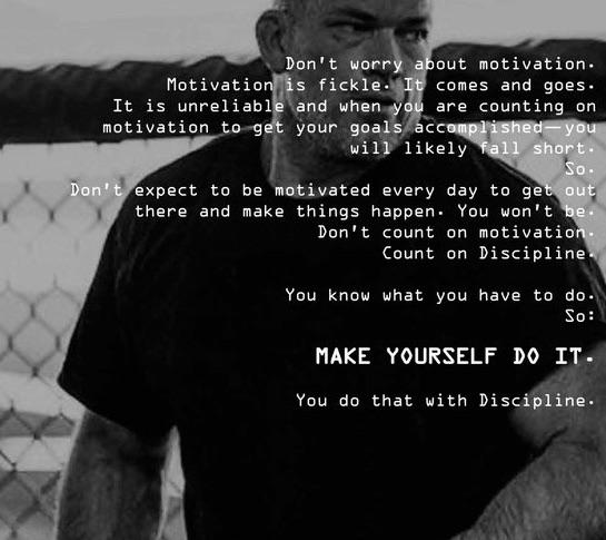 A little Jocko for you all. Minimize the theatrics and gimmicks. Maximize performance and instill discipline.