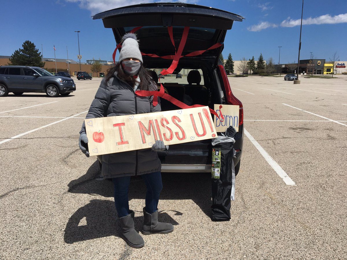 snblue22's tweet photo. Millburn Parade today! So good to see students and staff! Even if it was at a distance with masks! #d24inspires #millburnmustangs https://t.co/HKHaqYZVEl