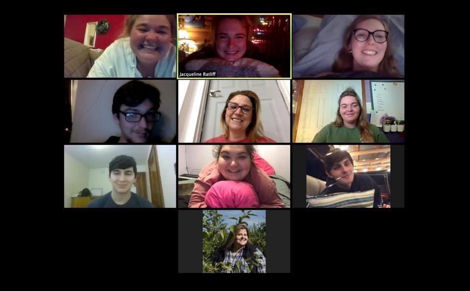 Our Alpha Eta Rho chapter had a blast hosting a Cinco de Mayo party over Zoom. Glad to see so many smiling faces this week!! 💙💛 #aporegionh #fellowshipfriday