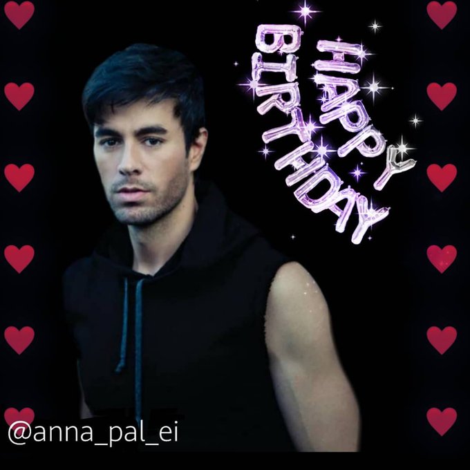 Enrique Iglesias’s Birthday Celebration | HappyBday.to