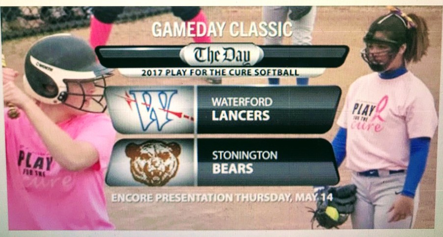 WTFDLANCERSOFT1's tweet photo. SOFTBALL IS BACK! Our Annual Play For A Cure game with Stonington @HGCSHOULE is ON! The streak continues with a GameDay re-broadcast of our 2017 game, which will be streamed by The Day on Thursday, May 14th at 7:00 pm! 
Please donate: https://t.co/stU6uSWQiV 

@lancer_sports1 https://t.co/ClkSeSsWn4