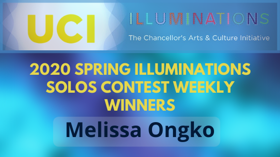 UCIIllumination's tweet photo. Hello again, we would like to announce our final winner of this week's Illuminations Solo Contest!

Artist: Melissa Ongko - Major: Art (junior) - Work created at Home

https://t.co/jfn77E06yN https://t.co/BFmrsWE6fi