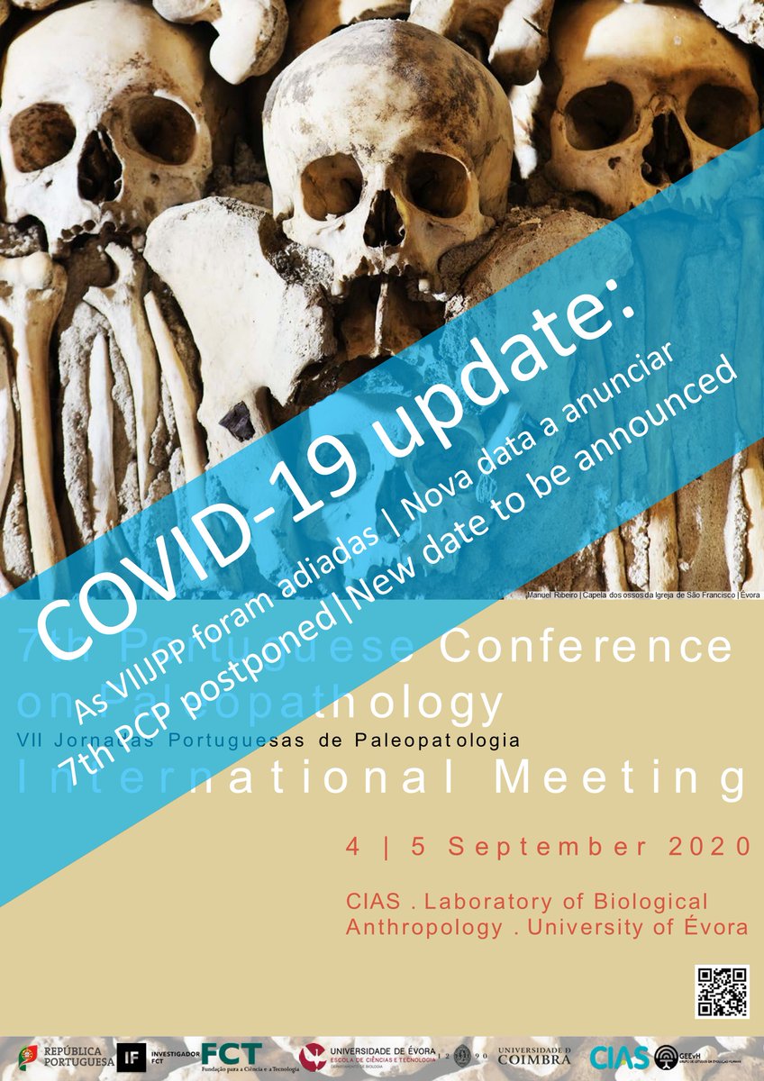 7thPCP's tweet photo. We made the difficult decision to reschedule the meeting originally planned to take place during the 4th and 5th of September 2020 in Évora, Portugal. We will announce the new date as soon as possible.
https://t.co/xNjMdwY7pW https://t.co/XthytBCzor