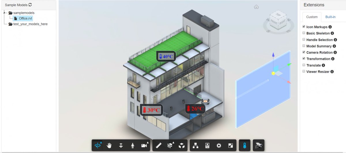 AutodeskAPS's tweet photo. Use our self-contained Viewer extensions or create your own. More details from @VarunPatil578: https://t.co/G8Dt4BlMox https://t.co/Tr5UKWMhHl