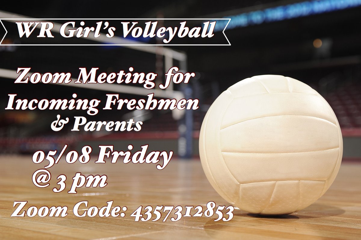 Just a reminder that the meeting will be taking place in a hour! See you there! 🏐