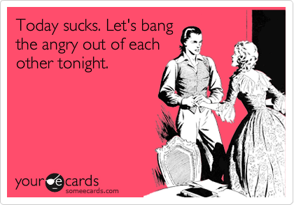 naughtynnews's tweet photo. Who's banging their stress out tonight? #angrysex #kiny #sexisthesolution https://t.co/jm3ADwem5H