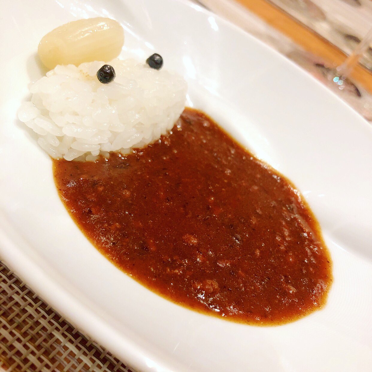 تويتر 斉藤ひかり على تويتر おはようございます なんだか無性にカレーが食べたい朝 なんだか可愛いカレー T Co 0rkxzi8acw