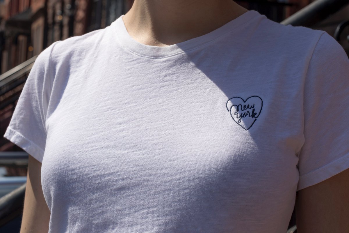 So moved by the reaction to our New York tee. Made from organic cotton slub, 50% of every shirt sold is going to the NYC Public Health Fund in their fight against the virus. bit.ly/3ck8An6