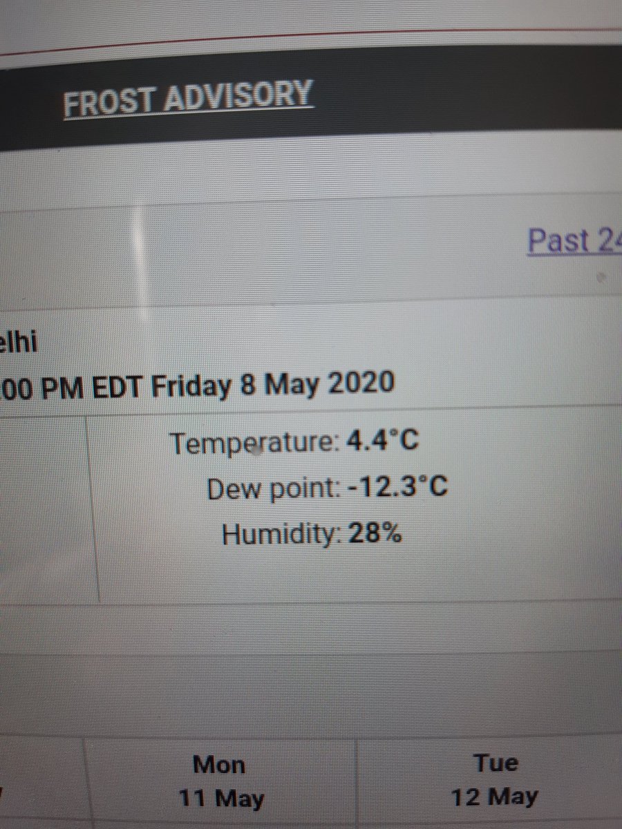 I have never seen a dew point this low #polarvortex  #holy*****
It is going to be a long night
