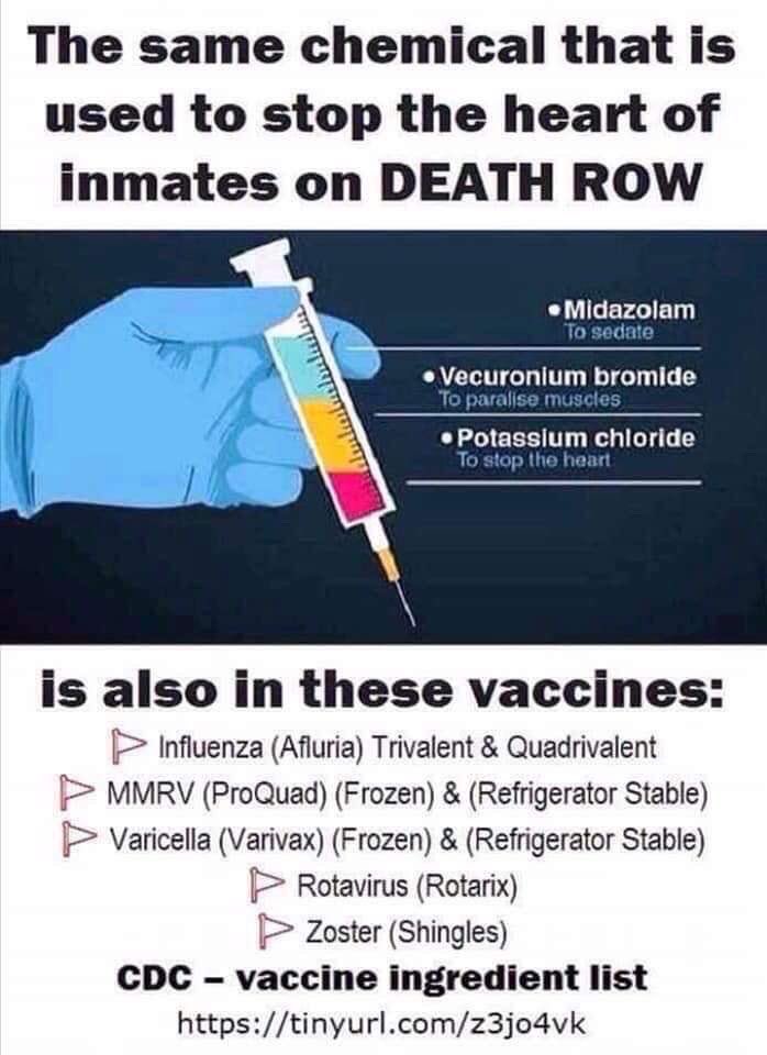 DianaPrinceTL's tweet photo. Wonder what the ingredients are in #Covid19 vaccine contenders?
#LearnTheRisk #ReadtheInsert
#VAXXED #Vaxxed2 #VAERS #CTLibertyRally @LibertarianCT @ChildrensHD https://t.co/MWL0cKbVEz