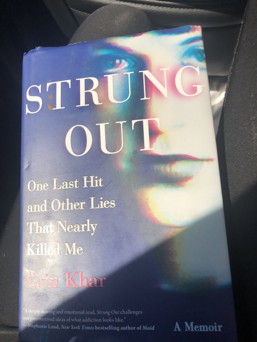 @ErinKhar reading on the beach this weekend. #strungout. #heroinaddiction. #southpadreisland