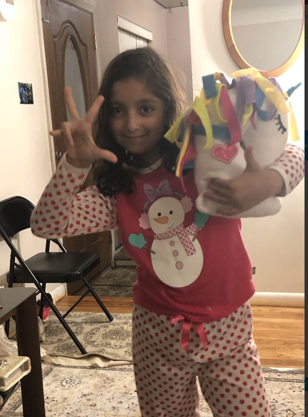 MrsDBowen's tweet photo. Here's two of the three girls from the class of @KMHAWROT  that did a scavenger hunt and received a special prize in the mail for completing it. We were proud of them! @HillcrestElem https://t.co/lAfSKXa2kC