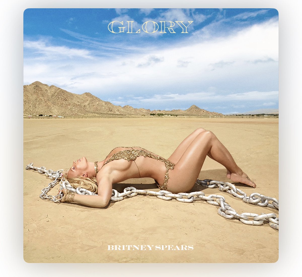 Britney Spears replaces album cover for Glory