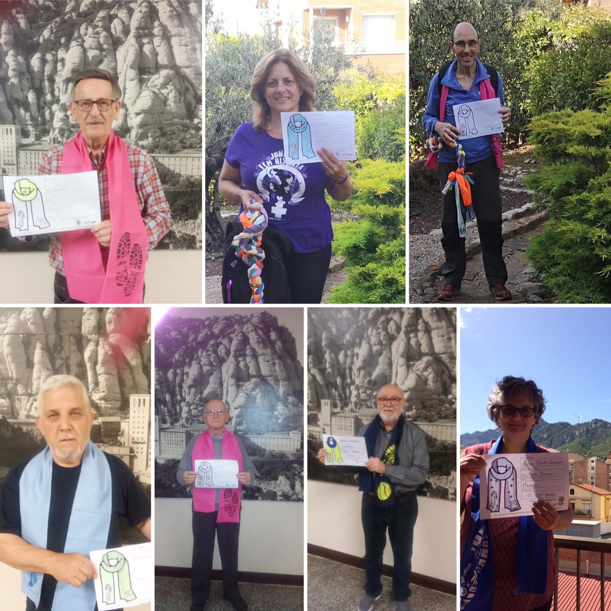 LaSalleManresa's tweet photo. Tot a punt per celebrar la #PAPAMacasa
🧣 pinta el teu fulard
📷 envia’ns una foto
👣 penja les teves passes a les xarxes
💻 celebra l’oració amb nosaltres en directe a través del canal de Youtube de Pastoral La Salle Catalunya https://t.co/0donBL4cMr
#PAPAMLaSalleManresa https://t.co/o4SStYbsuw