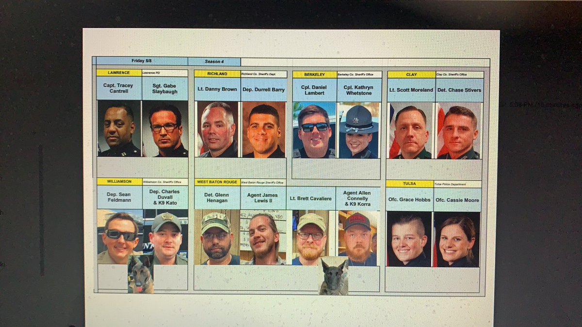 Tonight’s #LivePD lineup! See you at 9p @AETV
