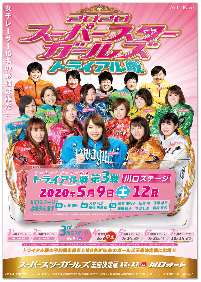 オートレース情報 今日から 川口オート４日間シリーズ 飯塚オート 優勝戦が開催します 川口 ではｓｓガールズｔｒ第３戦が１２ｒで行われます 飯塚ではｓｇに続き連続ｖを狙う荒尾聡 完全ｖを目指す越智尚寿 飯塚周辺の天気は曇りのち雨の予報だが
